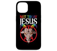 Not Today Jesus Rainbow Gothic Satan Goat Satanic Satanism Case for iPhone 13