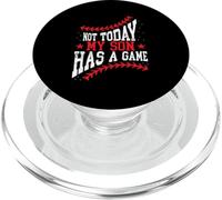 Not Today My Son Has A Game Funny Baseball PopSockets PopGrip for MagSafe