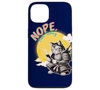 Not Today Samurai Cat Read Messages Japanese Funny Case for iPhone 13