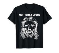 Not Today Sarcastic Retro Minimalist Vibes Crew T-Shirt