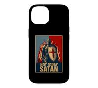 Not Today Satan Christian Crusader Knight Cross Case for iPhone 14