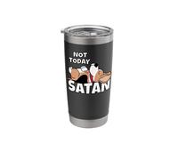 Not Today Satan Lazy Beagle Stainless Steel Insulated Tumbler