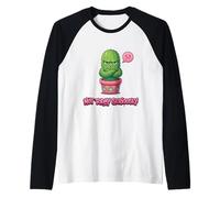 Not Today Seriously and Angry Cactus Cute Style Raglan Baseball Tee