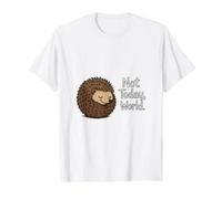 Not Today World Cute Hedgehog Introvert Design Value Graphic T-Shirt