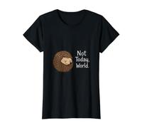 Not Today World Cute Hedgehog Introvert Design Value Graphic T-Shirt