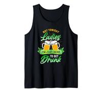 Not Tonight Ladies Get Drunk St Patricks Beer Shamrock Lucky Tank Top