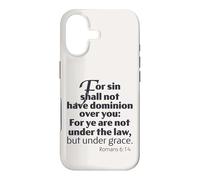Not Under Law But Under Grace, Romans 6:14 King James Bible Case for iPhone 17