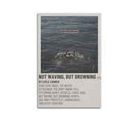 Not Waving But Drowning Loyle Carner Music Album Cover Music Posters for Room Aesthetic Canvas Wall Art Bedroom Print Picture Paintings for Living Room Bedroom Decoration Frame 12x18inch(30x45cm)Unfra