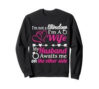 Not Widow Forever a Wife Woman Who Lost Her Husband Sweatshirt