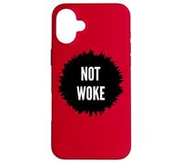 Not Woke Free Speech Anti Woke Anti-Liberal Freedom Patriot Case for iPhone 16 Plus