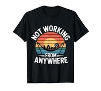 Not Working from Anywhere Travel Burnout Traveler |- Value Graphic T-Shirt, Men, Black, S