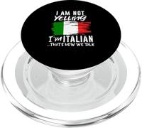 Not Yelling Im Italian Thats How We Talk Funny Italian Italy PopSockets PopGrip for MagSafe
