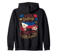 Not Yelling This Is How Filipino Girls Talk Pinay Zip Hoodie