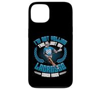 Not Yelling This Is My Lacrosse Coach Voice Lacrosse Coach Case for iPhone 13