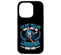 Not Yelling This Is My Lacrosse Coach Voice Lacrosse Coach Case for iPhone 14 Pro