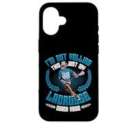 Not Yelling This Is My Lacrosse Coach Voice Lacrosse Coach Case for iPhone 16