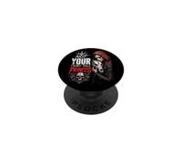 Not Your Fairy Tale Princess Gothic Wolf Skull PopSockets Adhesive PopGrip