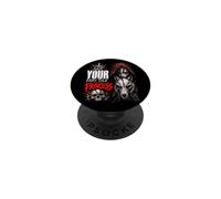 Not Your Fairy Tale Princess Gothic Wolf Skull PopSockets Adhesive PopGrip