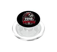 Not Your Fairy Tale Princess Gothic Wolf Skull PopSockets PopGrip for MagSafe
