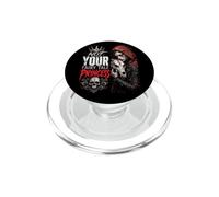 Not Your Fairy Tale Princess Gothic Wolf Skull PopSockets PopGrip for MagSafe