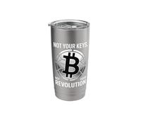 Not Your Keys, Not Your Revolution Stainless Steel Insulated Tumbler