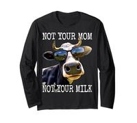 Not Your Mom Not Your Milk Veggie Veganism Mother Cow Vegan Long Sleeve T-Shirt