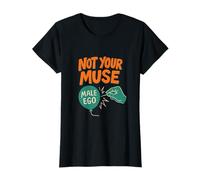 Not Your Muse Feminist Girl Power Neon Graffiti T-Shirt