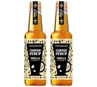 Notadolce Vanilla Coffee Syrup 2 Pack - 2 x 250ml - Smooth Vanilla Flavour Syrup for Coffee, Desserts & Drinks - Includes Gifty Goodness Shopping List