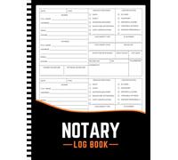Notary Log Book: Professional Notary Journal To Record Notarial Acts | Public Record Book For Notaries