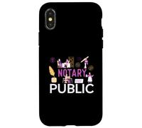 Notary Public And Mobile Notary Real Estate Agent Case for iPhone X/XS