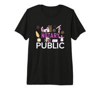 Notary Public and Mobile Notary Real Estate Agent Premium T-Shirt
