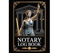 Notary Public Record Book: 120-Page Professional Notary Log Book with 240 Entry Spaces for Signatures, Witnesses, Identification, Fees, and Legal Documents