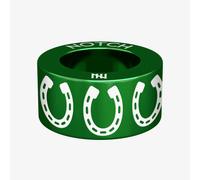 Notch Animals Horse Shoe Green Charm 00030-GR