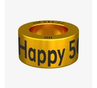 Notch Celebration Happy 50th Birthday Gold Charm 00041-GO