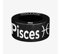 Notch Zodiac Pisces Black Charm 00141-BL