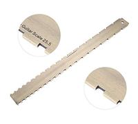 Notched Fret Board, Fret Board Straight Edge, 16.5 * 1.5 * 0.2inch Premium Copper-Zinc Alloy 24.75 for Guitars Neck Leveling Guitar Player