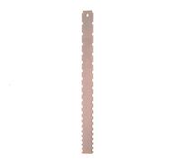 NOTCHED STRAIGHT EDGE for Electric Bass Guitar Neck Tool 16.5" Copper