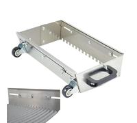 Notched Trowel Mortar Comb, Adjustable Spreader Tool with Wheels, 60/80cm Long for Large Tiles Flooring and Tiling Masonry