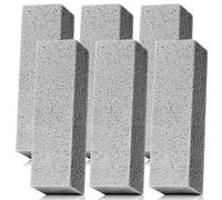 NOTCHIS Pumice Stone for Toilet Cleaning Bowl Stick, Refresh Toilet within 1 Minute, 6 New Ways to Use a Pumice Stone, Remove Water Rings Stains on Toilets Bowls, Bathtubs, Pool Tiles, 6 Count