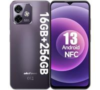 Note 16 Pro 16GB+256GB Mobile Phones, NFC 50MP Camera Octa Core 6.52" HD+ Smart Phone Unlocked 4400mAh 4G Dual SIM Android 13 Smartphone Fingerprint Face ID OTG, UK Version - Purple