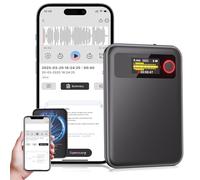 NOTE AI Voice Recorder with Case - App Control, Magnetic Audio Recorder Support Summarize & Translate of 104 Languages - Noise Reducing Digital Recording Device for Class,Work,Lecture,Calls (64GB)