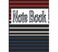 Note book: 8.5”x11” note book flag colors great for students, teachers, note takers and list makers