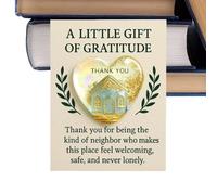 Note Card | Heart-Shaped Keepsake Figurines | Thanksgiving Greeting Card | for Family Friends Men Women Boys Youth Teens Son Daughter