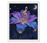 Note Flower Vine Diamond Art Kits for Adults 16"x20" DIY Diamond Painting Kit for Beginners Gem Art Painting with Round Full Drill Diamonds DIY Paint Paintings for Home Wall Decor Gift