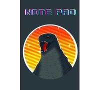 Note Pad: gaming kaiju Japanese inspired lined notebook