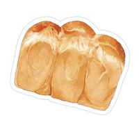 Note Paper with Coffee and Bread Motif, 30 Sheets/Pad, Self-Adhesive Notes, Pocket Note Paper, Notepads, Writing Pad for Self-Adhesive Notes Office