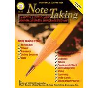 Note Taking, Grades 4 - 8: Lessons to Improve Research Skills and Test Scores