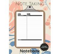 Note Taking Notebook: Cornell Style Formatted Note | Perfect for Students and Teachers with Floral Cover | College Ruled Composition Paper | 8.5 x 11 | 120 pages