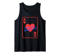 Note To Self Love You First Playing Card Art Tank Top