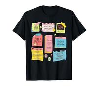 Note To Self Teacher Mental Health School Counselor Emotion T-Shirt